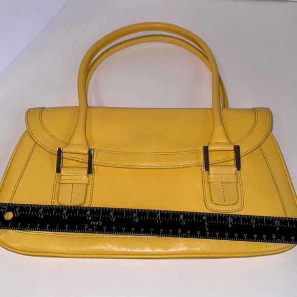 Nordstrom Chic Yellow retro Handbag - Picture 6 of 11